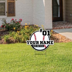 Baseball Yard Sign